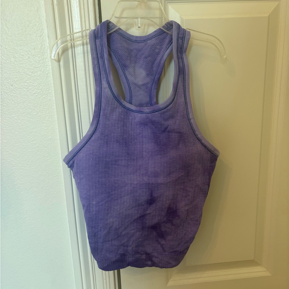 Lululemon Ebb To Street Cropped Racerback Tank Top